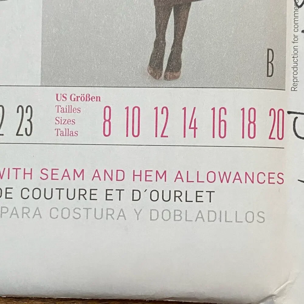 Burda sewing pattern #7321 coordinates jacket top skirt UNCUT size US 8-20